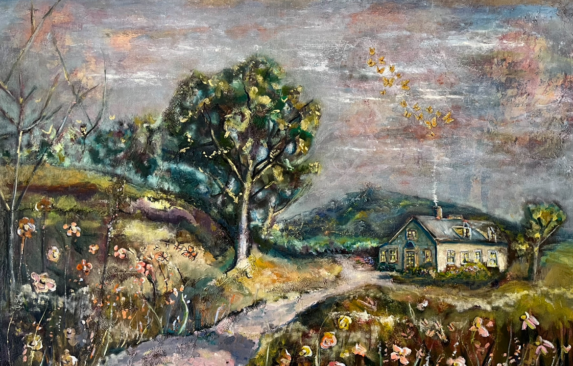 Peaceful Retreat - Tranquil landscape painting